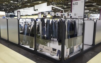 The capsules “Unwashed Surfaces” & “Tunisian Denim Essence” reinforce and highlight the new developments AW25-26 by Evlox at Premiere Vision Paris